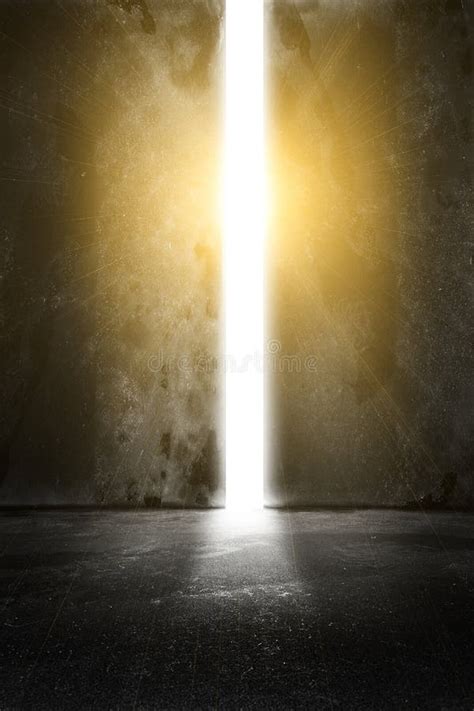 Opened Door With Bright Light Stock Photo Image Of Abstract Shiny