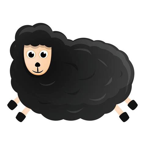 Icono De Oveja Negra Estilo De Dibujos Animados 14183353 Vector En