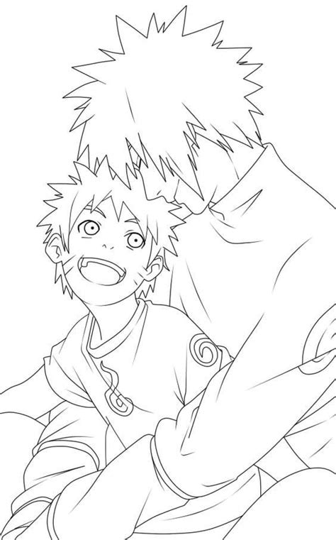 Naruto Y Minato Para Colorear Imprimir E Dibujar ColoringOnly