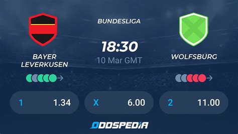 Bayer Leverkusen Vs Wolfsburg Predictions Odds Live Score Stats