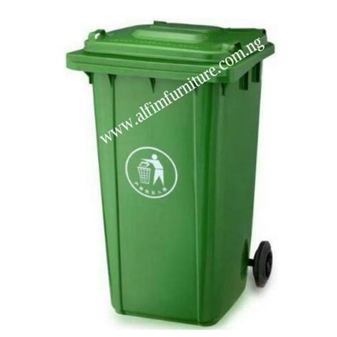 Waste Bin for Sale in Nigeria | 240L Plastic - 2 Tyres | Buy in LAGOS