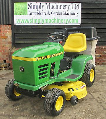 John Deere Stx 38 Ride On Mower Sit On Lawn Garden Compact Tractor