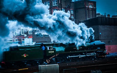 Vintage Steam Train Wallpaper