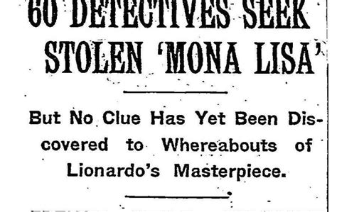 IN 1911, MONA LISA WAS STOLEN – Smartencyclopedia | ENG