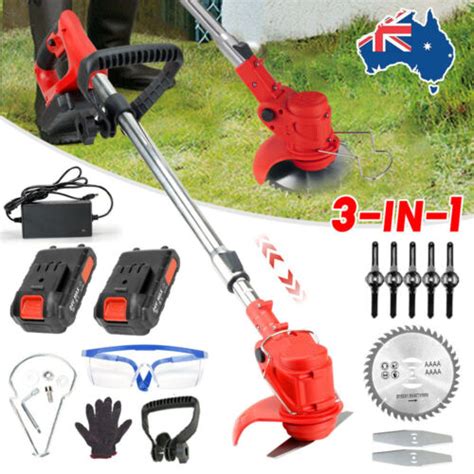 Whipper Snipper Cordless Electric Grass Trimmer Garden Lawn Cutter Brush Mower Ebay