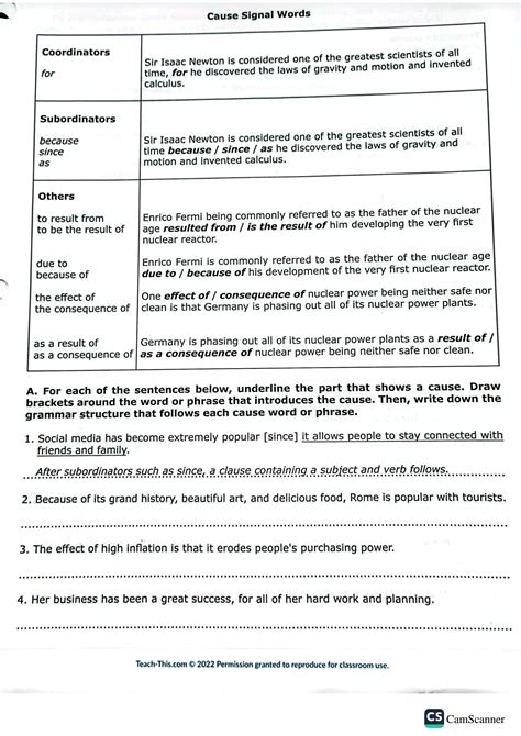 Solution Cause And Effect Signal Words Studypool