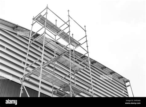 Stage Scaffold Black And White Stock Photos Images Alamy