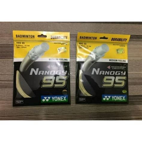 Jual SENAR BADMINTON YONEX NANOGY 95 ORIGINAL SUNRISE Shopee Indonesia