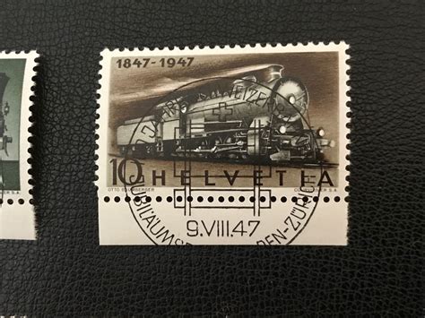 100 Jahre Eisenbahnen 1947 ET Vollstempel Kaufen Auf Ricardo