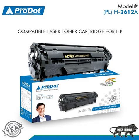 Buy Prodot Black Laser Toner Hp Canon A Compatible Ink Cartridge