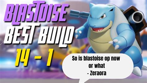 Blastoise Best Build For Ranked Season 2 Pokemon Unite Guide YouTube