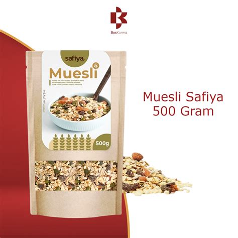 Jual Muesli Safiya 500 Gram Muesli Dried Fruit Sereal Sarapan Sehat