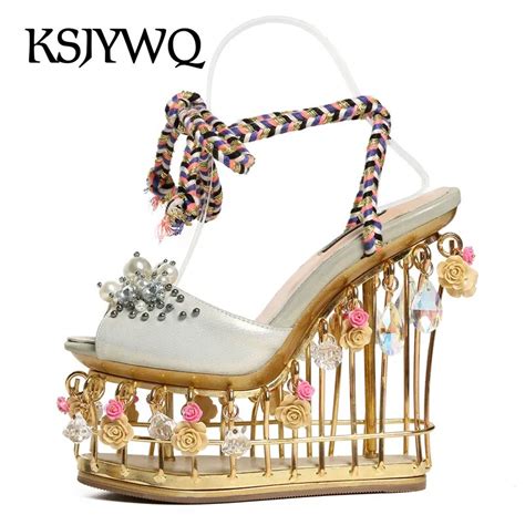 Ksjywq Luxurious Expensive Platform Sandals For Women Cm Super High