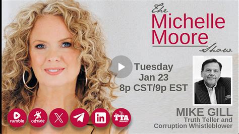 The Michelle Moore Show: Special LIVE Presentation with Mike Gill (Jan ...