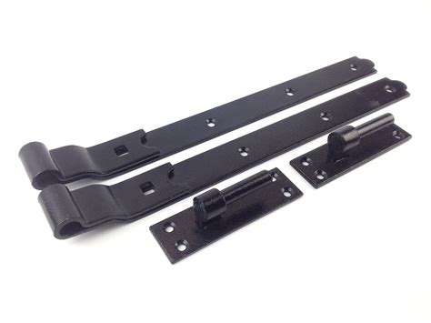 Buy Wyre Direct Gate Hinges Cranked Mm Pair Black Heavy Duty