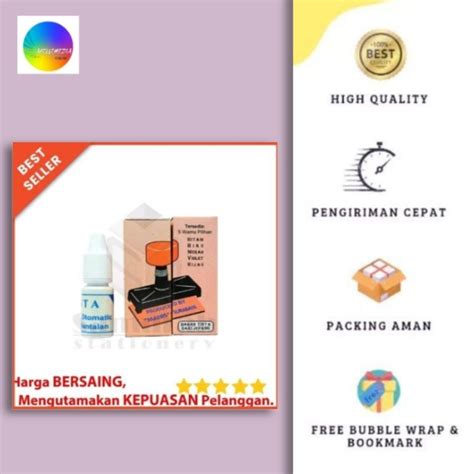 Jual Isi Ulang Tinta Cap Stampel Otomatis Manis Refill Stamp Ink