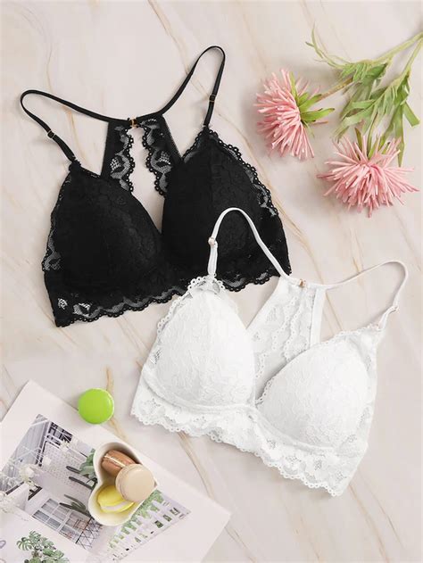 Floral Lace Bra Set 2pack Lace Bra Set Lace Bra Bra Set