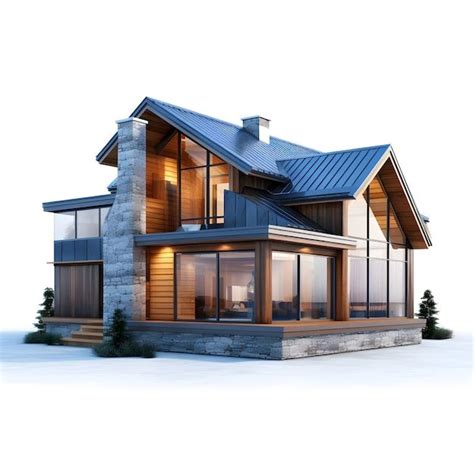 Бесплатное фото 3д модель дома | House 3D Model