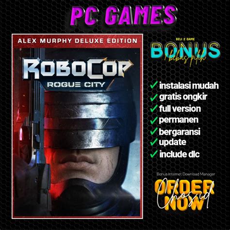 Jual RoboCop Rogue City Alex Murphy Edition Game PC Shopee Indonesia