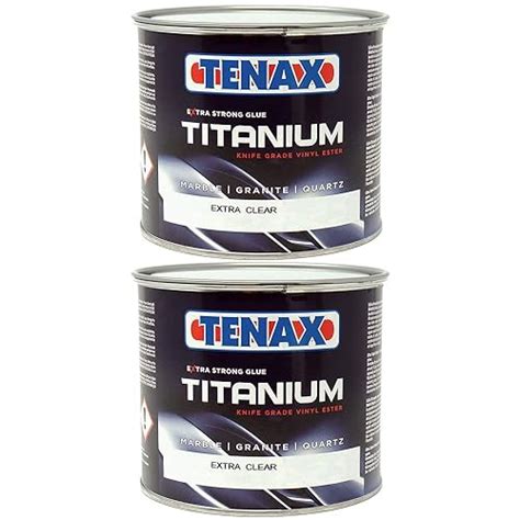 Tenax Titanium Extra Clear Knife Grade Glue Ideal For Stone Repair Laminations