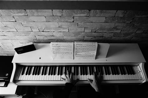 Piano En Blanco Y Negro Jugando Foto Gratis En Pixabay Pixabay