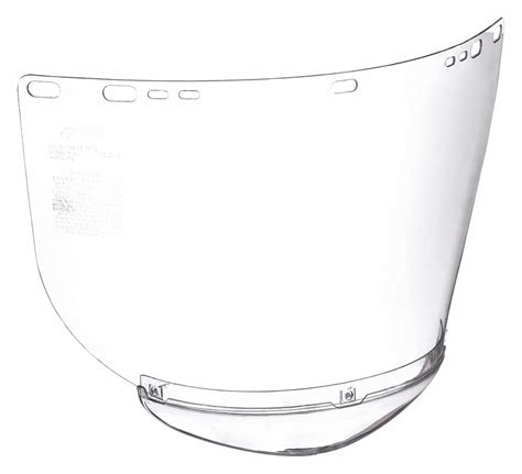 Jackson Safety Clear Uncoated Face Shield 33va01 29062 Grainger