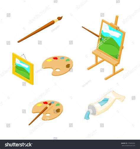 1 362 Isometric Art Palette Images Stock Photos Vectors Shutterstock