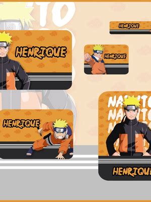 Kit Etiquetas Escolares Naruto Compre Produtos Personalizados No Elo