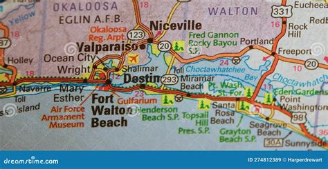 Map Of Destin Florida - Lusa Sissie