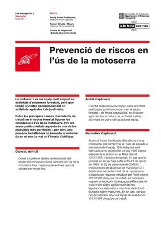 Prevencio Us Motoserra Pdf