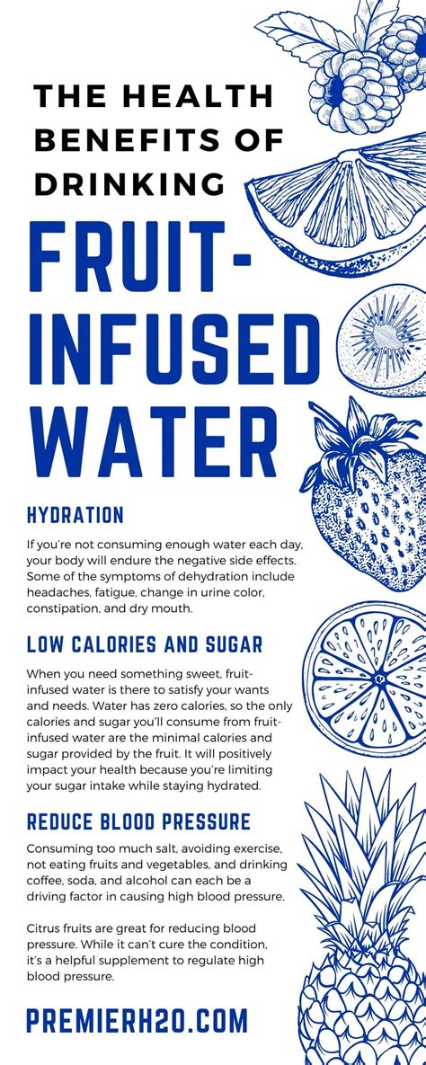 The Health Benefits Of Drinking Fruit Infused Water