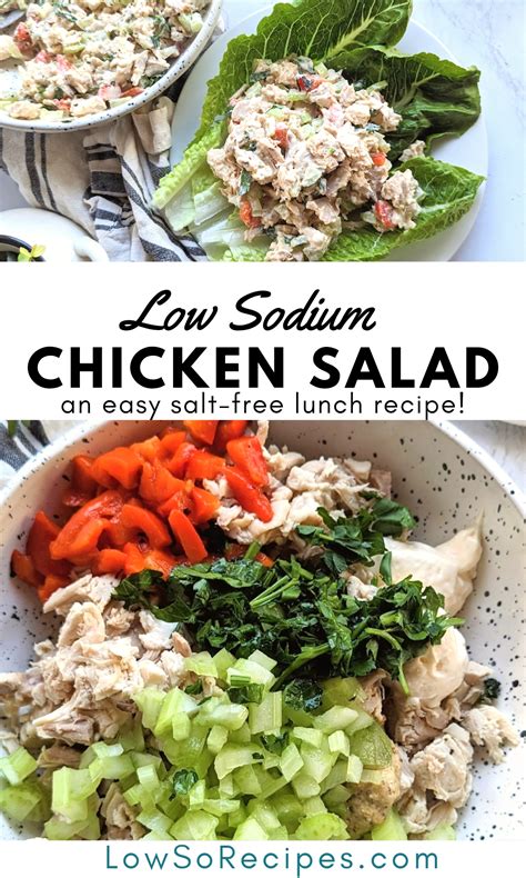 Low Sodium Chicken Salad Recipe (No Salt Added)