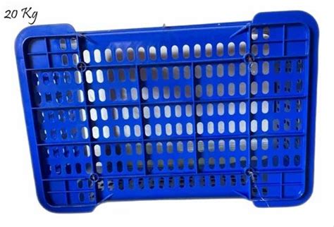 Blue Vegetable Virgin HDPE Crate At Rs 295 Piece Ahmedabad ID