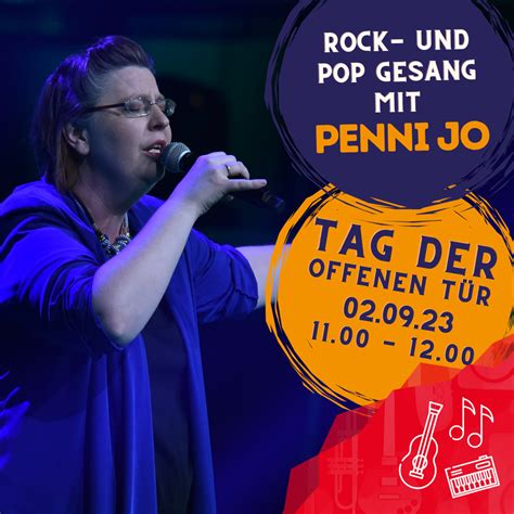 Rock Und Popgesang Mit Penni Jo Beim Tag Der Offenen T R Am