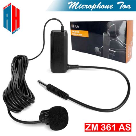 Original TOA ZM 361 Microphone Jepit Mic Clip On Mik Lazada Indonesia