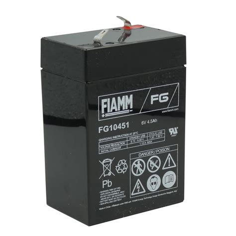 Fiamm FG10451 Blei Akku 6V 4 5Ah Kaufen Akkuline De