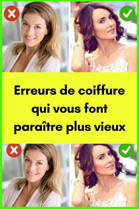 Erreurs De Coiffure Qui Vous Font Para Tre Plus Vieux Monmag