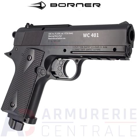 Pistolet Co Borner Wc Mm Bb Joules Armurerie Centrale