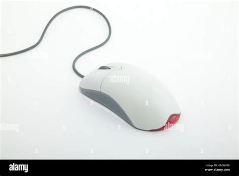 Computer Mouse With Cable Stock Photo Alamy