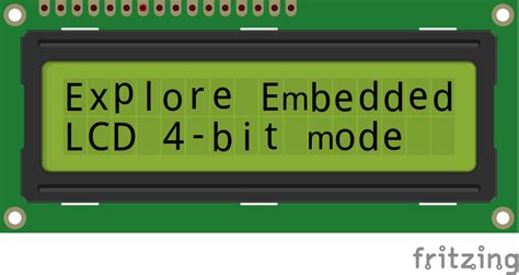 Interfacing Lcd In Bit Mode With Tutorials