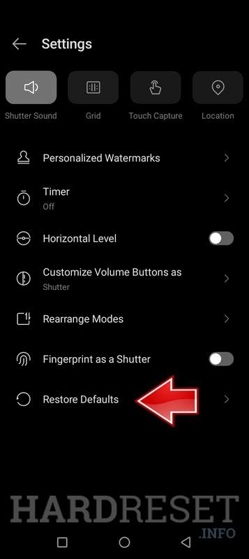 How To Reset Infinix Hot I Camera Hardreset Info