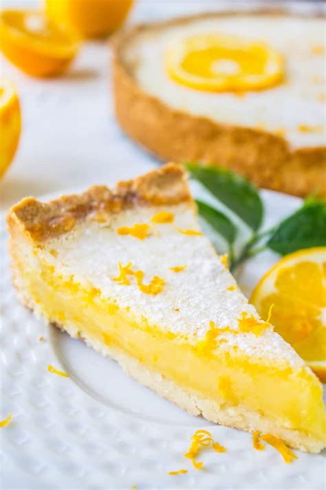 Meyer Lemon Tart Recipe The Food Charlatan