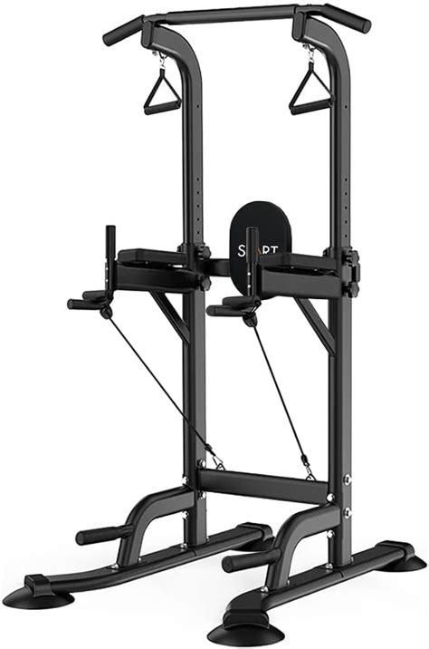 Spart Power Tower Pull Up Bar Dip Stands Station Push Up Workout Chin