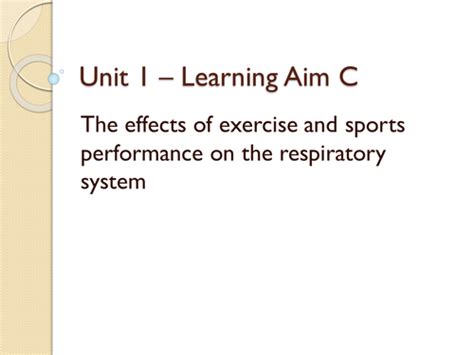 Btec Level 3 Sport 2016 New Specification Unit 1 Learning Aims C D And E Teaching Resources