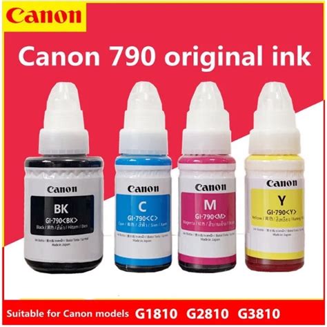 Genuine Canon Gi 790 Ink G1000 G2000 G3000 G4000 G1010 G2010 G3010