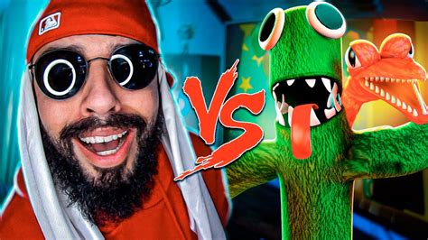 Laranja E Verde Do Roblox Rainbow Friends Vs Mussa Batalha