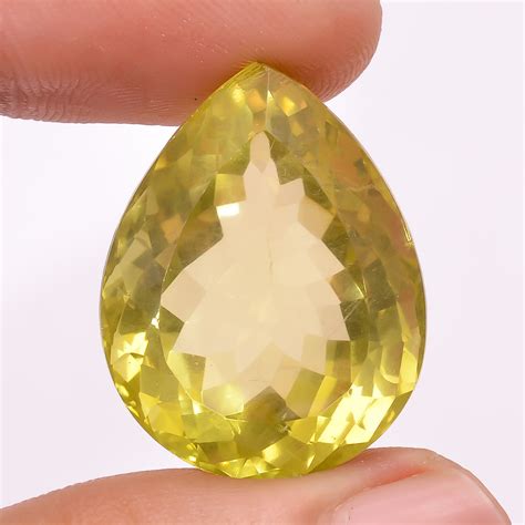 Lemon Topaz Natural Lemon Topaz Faceted Loose Gemstone For Etsy