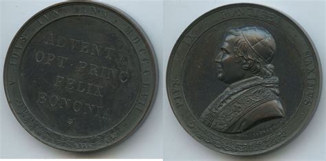 Vatikan Italien Kirchenstaat Rom Religiöse Medaille Bronzemedaille 1857