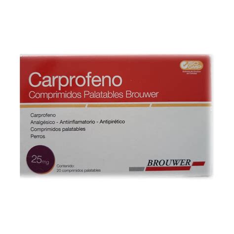 Carprofeno Brower X 25mg X 20 Tabletas