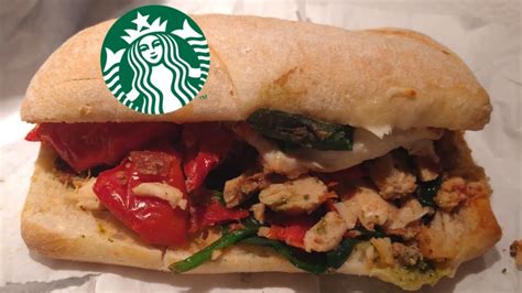 Starbucks Chicken Caprese On Ciabatta Review Youtube